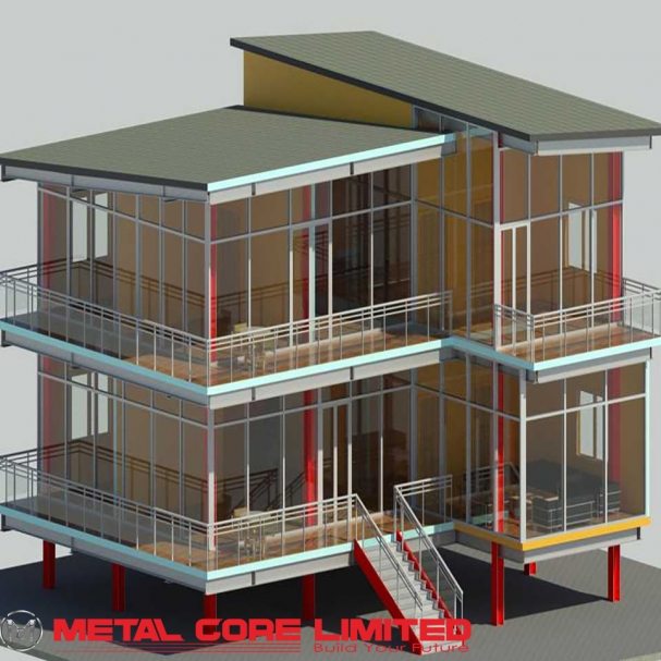 Steel Structure Duplex House in Bangladesh  